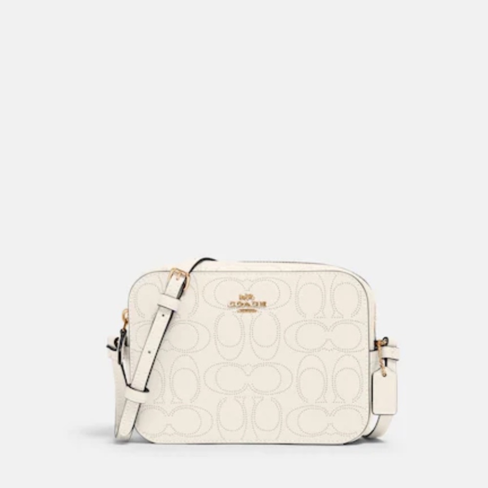 COACH - MINI CAMERA BAG IN SIGNATURE LEATHER